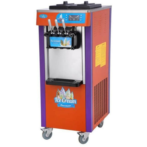 PACIFIC Soft Serve Ice Cream Machine - 2 Flavor + Mix - Floor Model